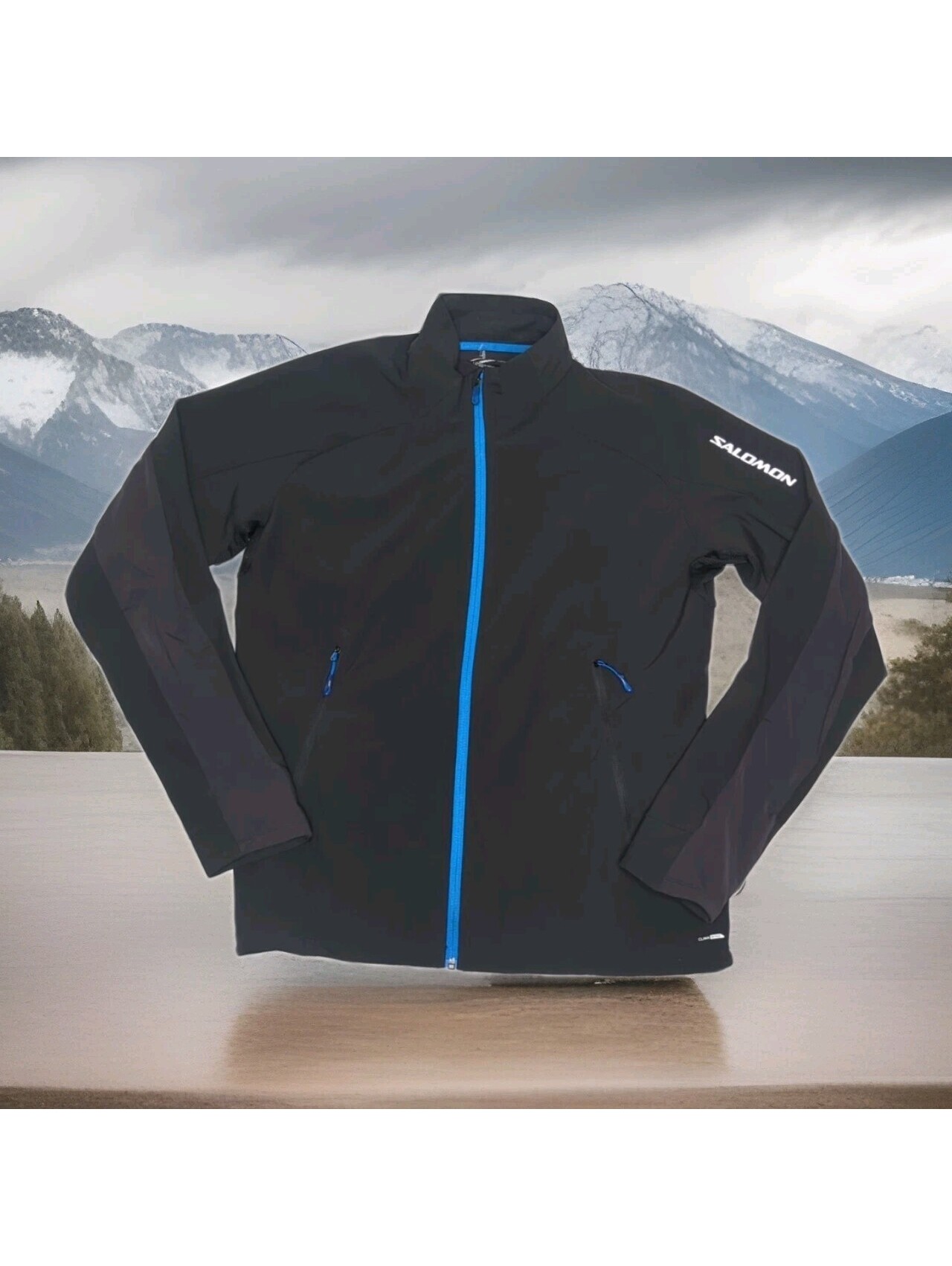 Salomon Clima Wind Softshell Cycling Jacket Womens Xxl 2xl Biking Running Black